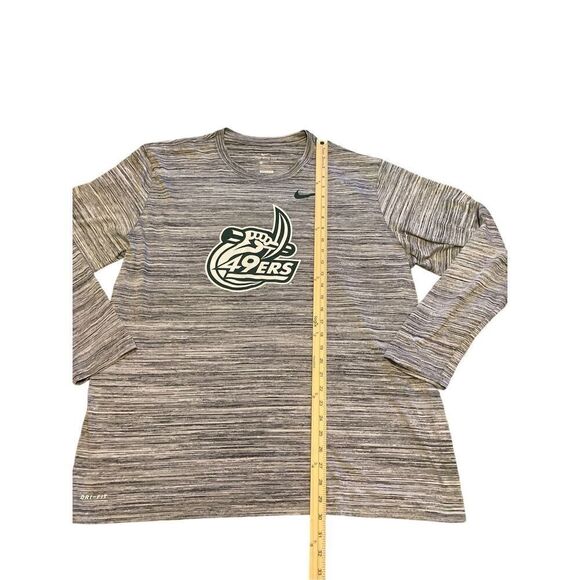 The Nike Tee 49’ers Dri Fit Athletic Cut Gray Pullover Shirt XXL - Picture 3 of 5